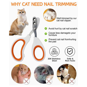Best Selling <b>Pet</b> Nail Scissors Professional Stainless Steel Dog Cat Nail Trimmers Claw <b>Clipper</b> <b>Pet</b> Nail <b>Clippers</b> - Product Image 4
