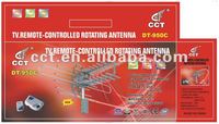 Xinxidi TV Infrarot-Fernbedienbare Rotierende Außenantenne DT-950C HDTV Digital ATSC DVBT/T2 ISDB-T 47-862MHz 20-28dBi AC 110V/220V