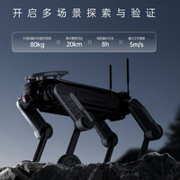 Robot chien quadrupède industriel pour l'inspection, la patrouille et les applications d'urgence XZ