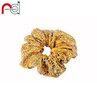 Chouchous de cheveux en soie populaires accessoires de cheveux en tissu couleur unie fille chouchous de cheveux en satin