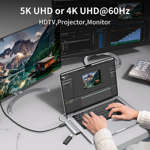 <span class=keywords><strong>USB</strong></span> C Docking Station cho PC M1 máy tính xách tay máy tính Air M1 iMac M1 4K @ 60Hz HDMI <span class=keywords><strong>USB</strong></span> 3.2 <span class=keywords><strong>Hub</strong></span> Thunderbolt 3 Giao diện đầy đủ tính năng - Product Image 5