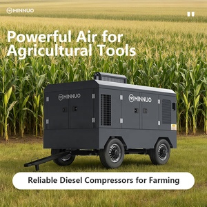 High Pressure for Optimal Tool Performance <strong>Skid</strong> Screw Air <strong>Compressor</strong> Diesel Engine Drive Easy Maintenance, Low Cost - Product Image 2