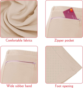 Braguitas Boxer de Algodón de Cintura Alta para Mujer, con Bolsillos con Cremallera Antirrobo, Tallas Grandes, Transpirables, Suministro de Fábrica - Product Image 6