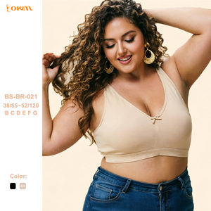 Sujetador de Copa Completa para Mujer Talla Grande, Sin Varillas, con Relleno Grueso, Alta Cobertura, para Busto Grande, Ropa Interior Diaria - Product Image 1
