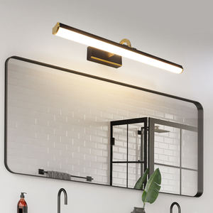 Lámpara de Pared LED Moderna para Baño, Impermeable, con Espejo de Maquillaje Simple y Luz Frontal, Accesorio de Pared para Inodoro - Product Image 4