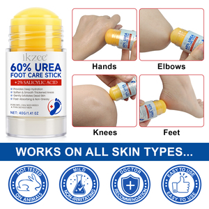 Ikzee Foot Care 60% Urea Cream Stick untuk Tangan, Lutut, Siku, Kaki, Eksfoliasi Kulit Mati, Urea Foot Balm Stick untuk Kulit Kering dan Pecah-pecah - Product Image 6