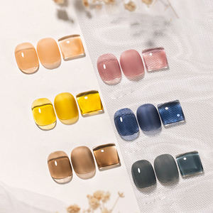 Ailanuo น้ำยาทาเล็บเจล UV ใสลายเกาะแก้วขนาด12มล. 15มล. สีอเนกประสงค์สำหรับฤดูใบไม้ร่วงผู้จำหน่ายเจลทาเล็บ - Product Image 3