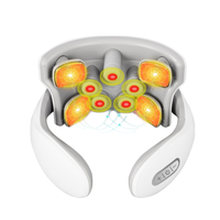 Masseur cervical intelligent CYANMED OEM ODM à alimentation USB avec acupression, tapotement, pétrissage, chauffage et vibration pour la colonne cervicale et le cou