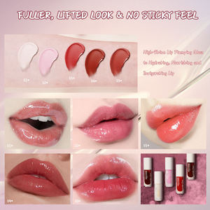 Gloss à lèvres <span class=keywords><strong>repulpant</strong></span> 5 couleurs, baume à lèvres hydratant, lèvres hydratées et brillantes - Product Image 4