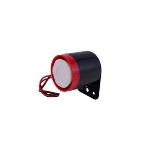 Buzzer piézoélectrique cylindrique filaire personnalisé, sirène à tonalité unique/à six tonalités, noir, alarme à haut niveau sonore, lumière ABS certifiée CE, résistant à l'eau - Product Image 5