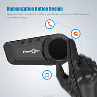 Intercomunicador Freedconn KY PRO pour moto, casque de moto avec interphone étanche et musique