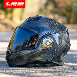 Mũ bảo hiểm fullface xe máy <span class=keywords><strong>LS2</strong></span> FF901 Solid 6K Carbon Fiber hai kính dành cho nam, có hộp đựng, tương thích với kính Pinlock. - Product Image 6