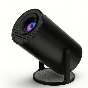 โปรเจคเตอร์ LED พร้อมพอร์ต USB, โปรเจคเตอร์พกพาขนาดเล็ก 720P, รีโมทคอนโทรล โปรเจคเตอร์สำหรับดูหนังในร่ม/กลางแจ้ง HY300Mini/สีดำ - Product Image 1