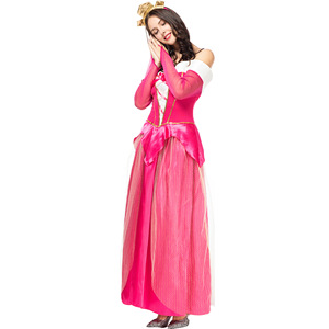 Nuevo Vestido de Princesa Aurora de la Bella Durmiente, Disfraz de Cosplay de Cuento de Hadas para Halloween - Product Image 4