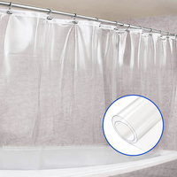 Film de PVC en plastique brillant transparent super clair pour sac d'emballage de rideau de couverture de table