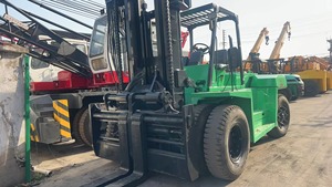 Montacargas Diésel Usado Mitsubishi FD150 de 15 Toneladas, Buen Estado, Bajo Precio, Pocas Horas, Mástil de Dos Etapas - Product Image 2