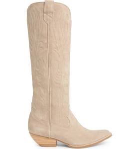 <span class=keywords><strong>Bottes</strong></span> de <span class=keywords><strong>Cowboy</strong></span> à bout pointu <span class=keywords><strong>Beige</strong></span> rose à la mode pour femmes - Product Image 5
