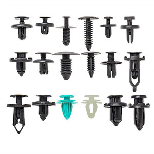 HE21 299Pcs Auto Clips Kit Black Plastic <b>Fasteners</b> For Car Interior Repair Universal Fit - Product Image 2
