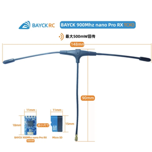Récepteur Bayck RC 900Mhz NANO PRO RX ELRS 915 500mW TCXO pour Drone de Course FPV Longue Portée UAV, Garantie 6 Mois, Vente en Gros - Product Image 2