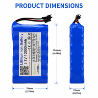 Paket Baterai Lithium Kustom 3.7V 12000mAh 18650 1s6p Dapat Diisi Ulang untuk Laptop, Power Bank, Vacuum Cleaner, Perangkat Kecil