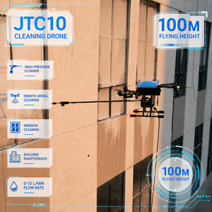 โดรนทำความสะอาดอัจฉริยะ JTC10 เครื่องฉีดน้ำแรงดันสูง UAV สำหรับล้างกระจกภายนอก ทำความสะอาดสถานที่อุตสาหกรรม - Product Image 1