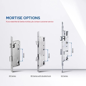 กุญแ<span class=keywords><strong>จ</strong></span>ล็อคประตู <span class=keywords><strong>UPVC</strong></span> อั<span class=keywords><strong>จ</strong></span>ฉริยะแบบก้านสั้นสำหรับภายนอกอาคาร กันน้ำ IP66 รุ่น 3092 3592 แบบ Doublehook รองรับ Ttlock Tuya Wifi สแกนลายนิ้วมือ สำหรับประตูบานเลื่อน - Product Image 6