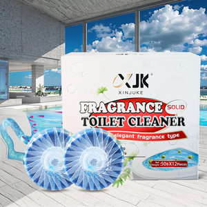 Vente en gros de comprimés nettoyants pour drain de toilette parfumés au citron et à l'orange, 50 g, 5%-15% d'ingrédients actifs pour une élimination efficace des taches - Product Image 2