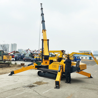 Mini-grue araignée à chenilles télescopique haute performance avec certificat CE à vendre