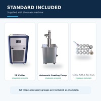 Machine automatique de remplissage et de scellage de tubes souples préformés pour crème cosmétique, pommade, dentifrice