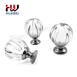 HUAWEI Closet Drawer Storage Box Door Handle Single Hole Transparent Acrylic <strong>Crystal</strong> <strong>Knobs</strong> Furniture Pull - Product Image 5