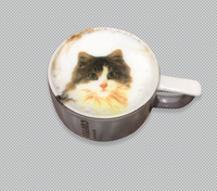 Imprimante à café pour bureaux et coworkings |   Machine à café au laque à encre comestible pour les cantines d'entreprise, les cuisines partagées et les petits cafés de bureau