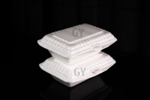 Foam Takeout Box Single-use Foam Box Takeout Container Food Delivery Box Disposable Foam Food Containers Foam Takeout <b>Boxes</b> - Product Image 2