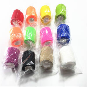 Bandages Cohésifs Médicaux Auto-Adhésifs Déchirables Cening, Respirants, Résistants à l'Eau, en Coton, Largeur 5 cm, Longueur 4,5 m, Multi - Product Image 1