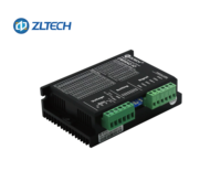 ZLTECH Stepper Driver Motor, 2 fase Nema17/23/34 DM5042 24-50V DC 1-4.2A, kirim Pulse saja Analog IO kontrol kecepatan