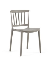 Chaises de salle à manger noires modernes empilables en plastique avec dossier semi-circulaire pour appartement et usage scolaire