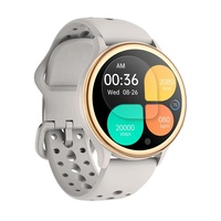 Reloj Inteligente para Mujer Modelo K53 con Pantalla Táctil TFT de 1.27 Pulgadas, Resistente al Agua IP67, con Correa de Silicona, Monitoreo de Salud, Sueño y Respuesta a Llamadas