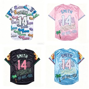 Maillots de baseball pour hommes du film The Fresh Prince of Bel-Air, 14'Smith', tailles S-3XL - Product Image 1
