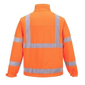 PORTWEST - S428ORRXL <b>Hi</b>-<b>vis</b> <b>Softshell</b> (3L) orange <b>jacket</b> - EAN 5036108161317 <b>HI</b>-<b>VIS</b> WORKWEAR - Product Image 2