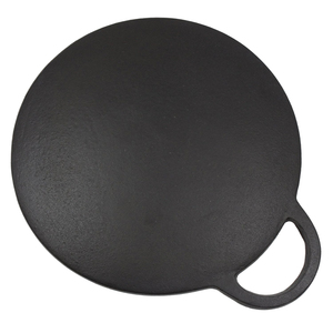 Poêle ronde en fonte avec poignée d'aide - Product Image 2