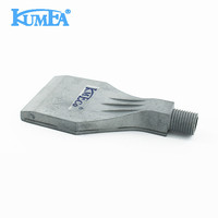 Buse d'air plate à faible bruit KUMEA Premium 1/4'', en alliage d'aluminium sablé