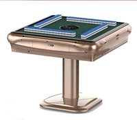 Nouvelle table de mahjong électrique pliable automatique en métal robuste, étanche, couleur rose, 110 V/220 V, avec garantie de 8 ans, lancement 2027