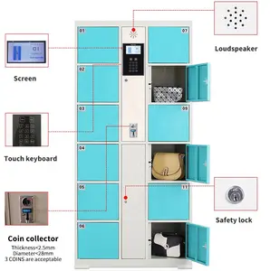 Ngoài Trời Locker Storagepincode & Coin Điện Tử Giao Hàng Nhanh Hộp Để Bán Kỹ Thuật Số Bưu Kiện Locker Thông Minh Locker Thông Minh