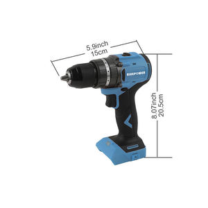 Бесщеточная аккумуляторная дрель BLUEPOWER 18-21В с регулируемой скоростью, OEM-аккумулятор, патрон 13 мм, максимальный крутящий момент 60 Нм для бытового и промышленного использования - Product Image 4