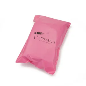 핑크 컬러 폴리 배송 가방 우편물 우편물 가방 가방 플라스틱 봉투