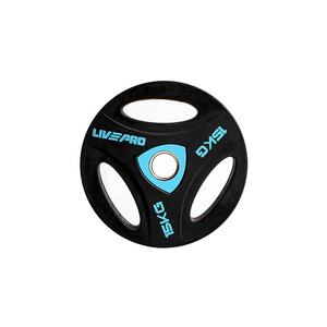 Dayanıklı 1.25-25kg dökme demir TPU poliüretan halter plakaları vücut geliştirme ağırlık kaldırma tampon için spor ekipmanları - Product Image 4