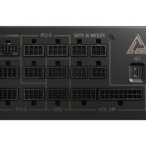 MSI MEG Ai1300P PCIE5 ATX3.0 entièrement modulaire Platinum PSU pour PC de bureau de jeu Alimentation à découpage - Product Image 5