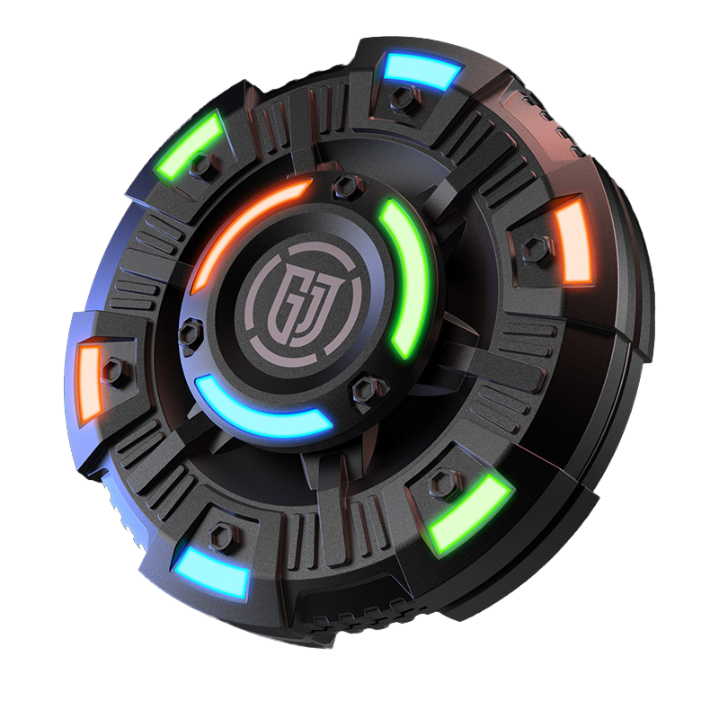 Stress Pressure Anxiety Relief Fidget Spinner Metal Finger Hand Toy Luminous Light 14 Years & up