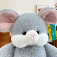 Peluche de renard en course, jouet amusant en peluche d'éléphant, poupée de compagnie pour enfants, série de haute qualité, vache, animal, cadeau d'anniversaire