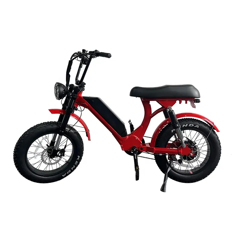 Cina ebike fornitore donne passo attraverso 500w 750w 1000w bici elettriche grasse con bicicletta elettrica a sospensione completa in vendita