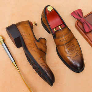 Nouvelles Bottes Classiques de Designer pour Hommes en Cuir Véritable Automne Hiver 2025 Confortables, Imperméables, Antidérapantes, à Enfiler DSYX - Product Image 4